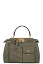 FENDI Mini Peekaboo Pocket Leather Green Rovelle Bags
