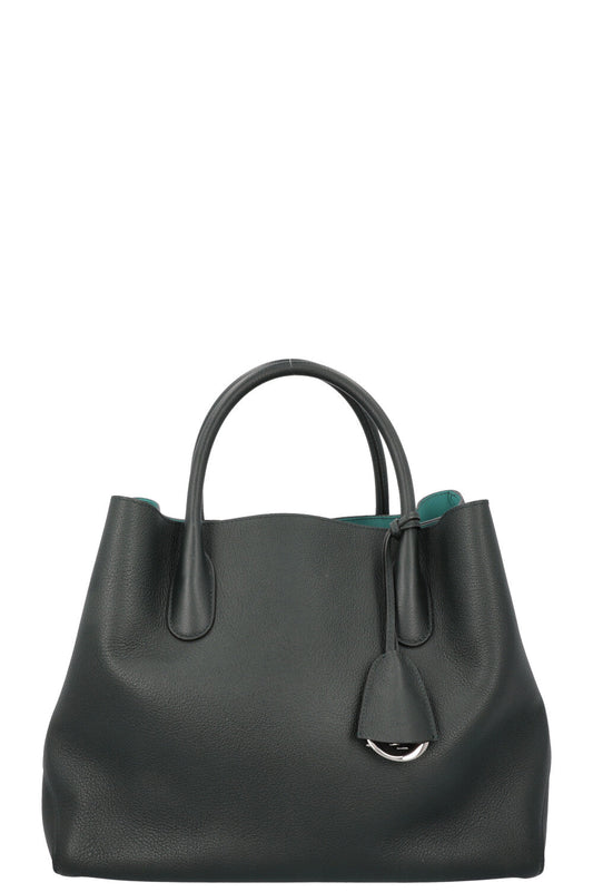 Christian Dior Open Bar Bag Leather Green Rovelle Bags