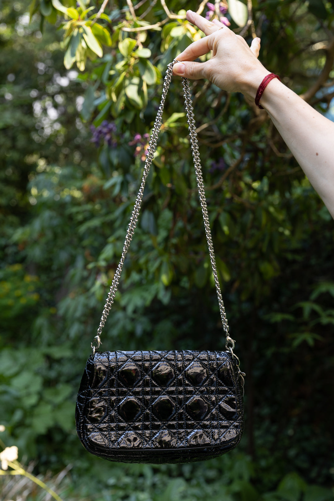 Dior Chain Leather Clutch Bag Rovelle Bags