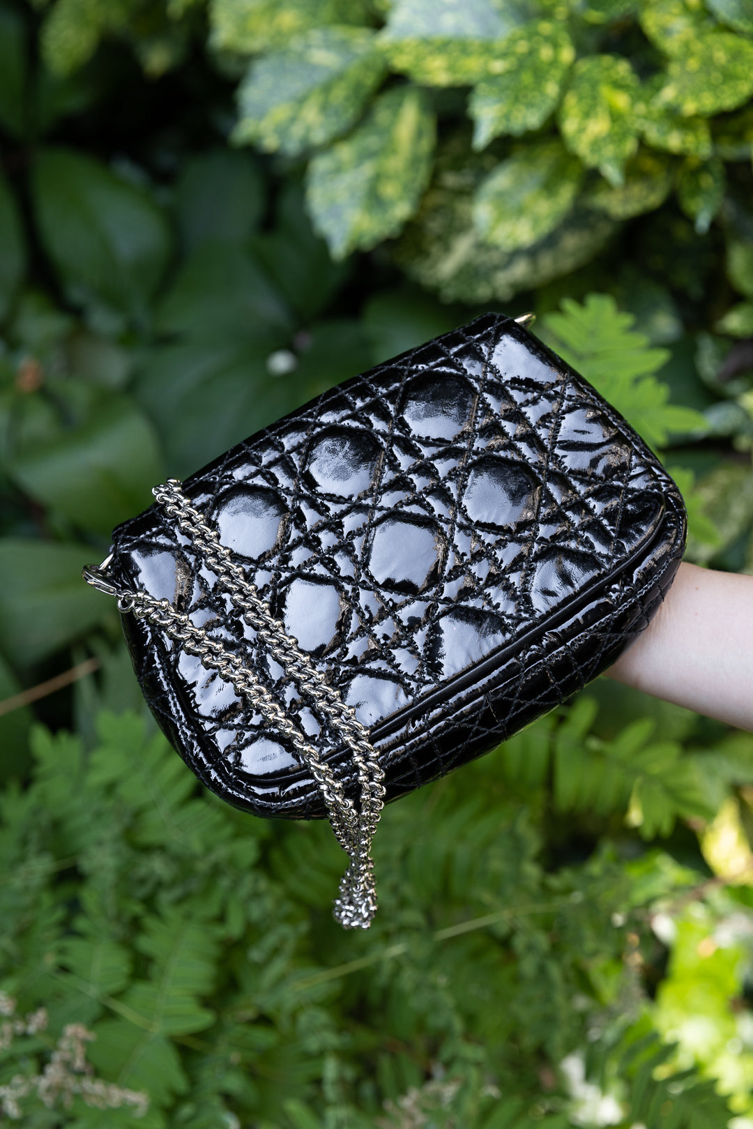 Dior Chain Leather Clutch Bag Rovelle Bags