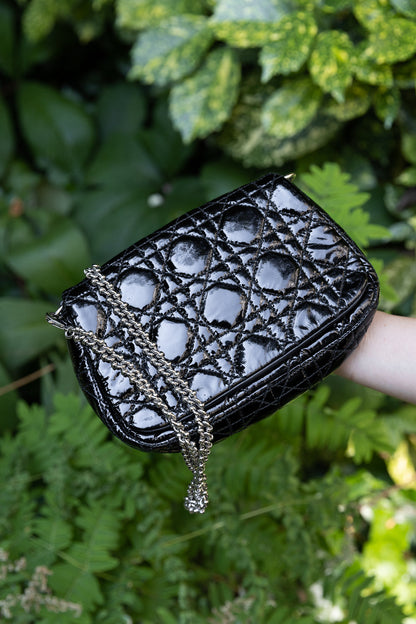 Dior Chain Leather Clutch Bag Rovelle Bags