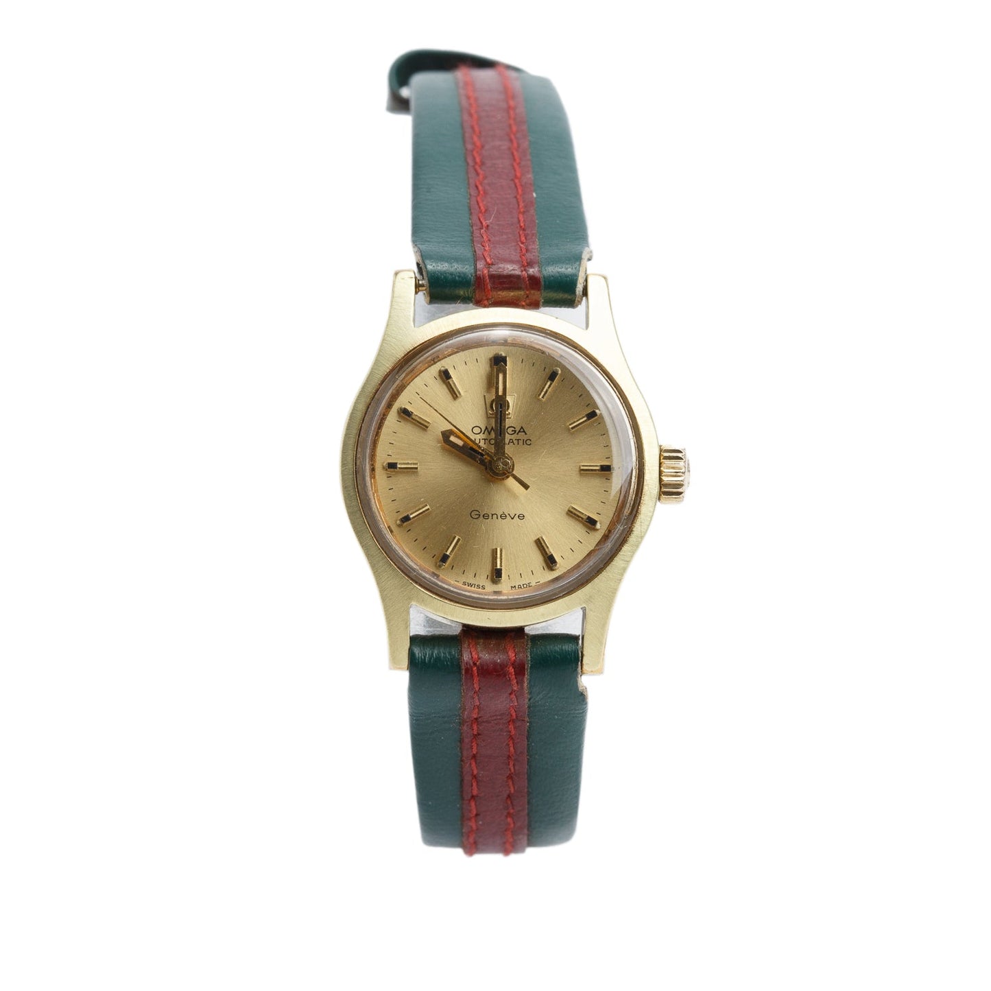 Omega Vintage Gold-Plated Stainless Geneve 22.5 MM Automatic Watch 565.018