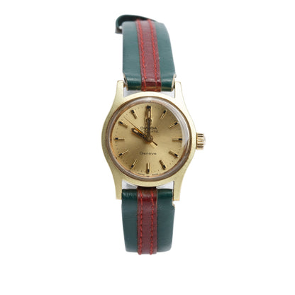 Omega Vintage Gold-Plated Stainless Geneve 22.5 MM Automatic Watch 565.018