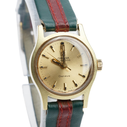 Omega Vintage Gold-Plated Stainless Geneve 22.5 MM Automatic Watch 565.018