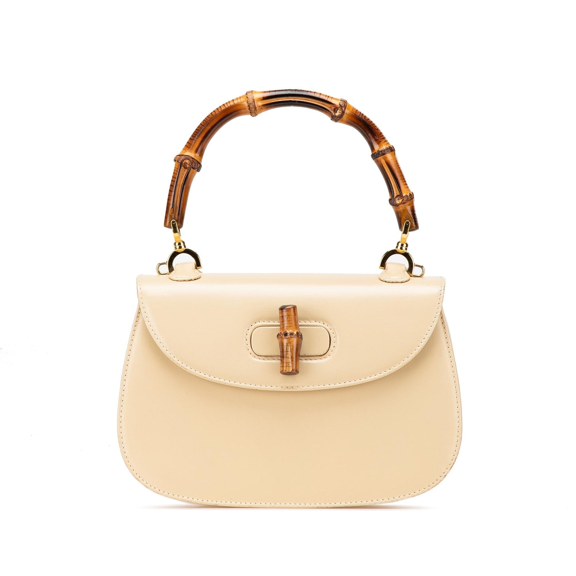 Gucci Calfskin Bamboo Night Rovelle Bags