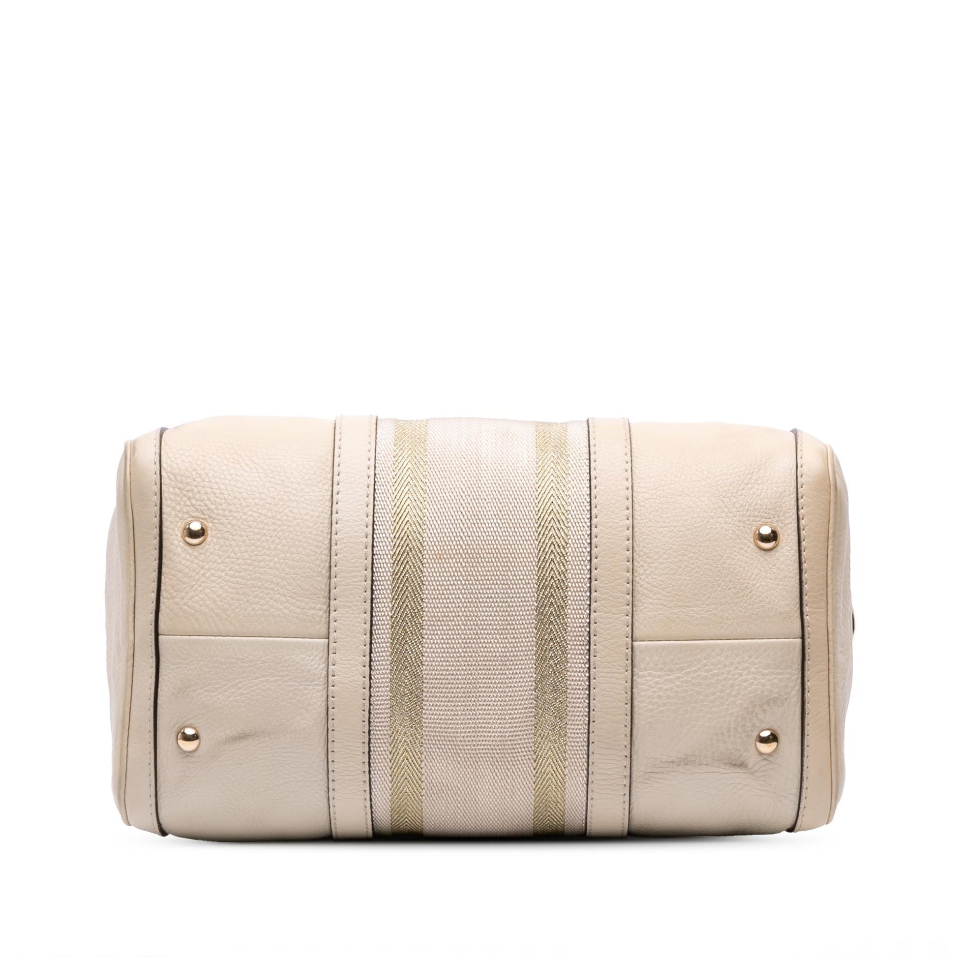 Gucci Calfskin Web Joy Boston Bag Rovelle Bags