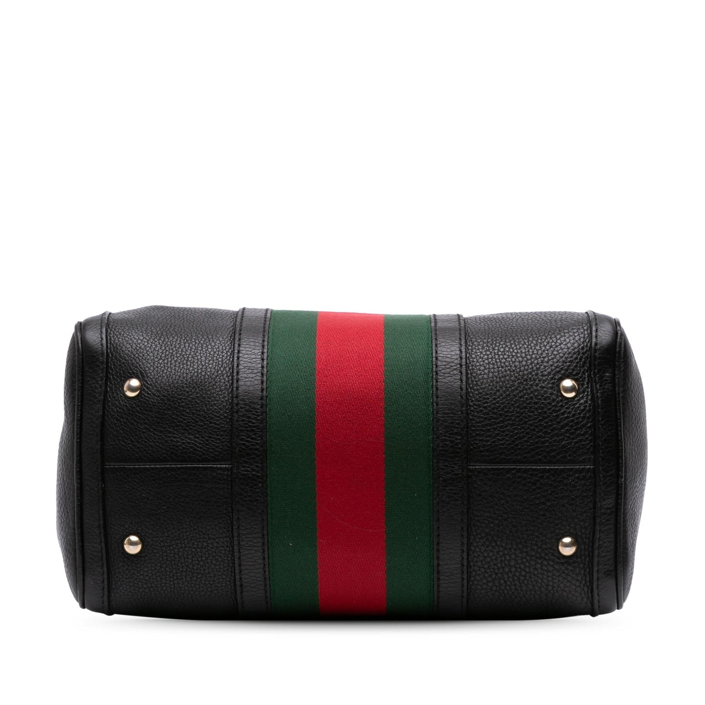 Gucci Calfskin Web Joy Boston Bag Rovelle Bags