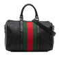 Gucci Calfskin Web Joy Boston Bag Rovelle Bags