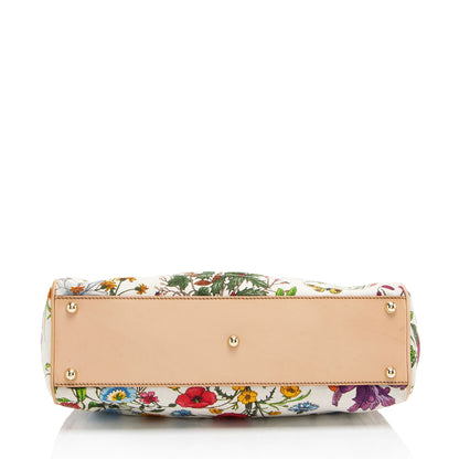 Gucci Canvas Flora Bardot Shoulder Bag Rovelle Bags