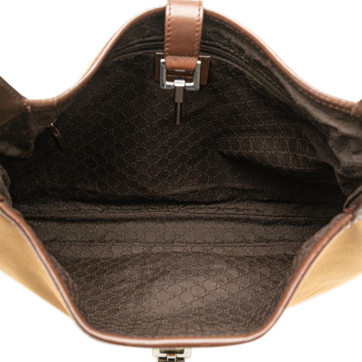 Gucci Canvas Web Jackie Shoulder Bag Rovelle Bags