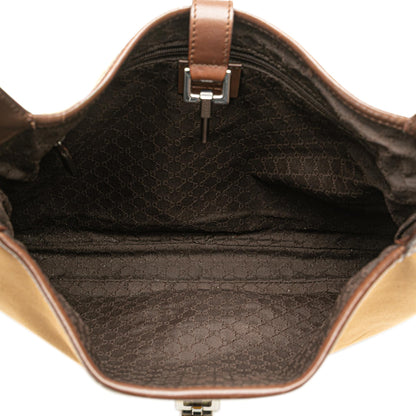 Gucci Canvas Web Jackie Shoulder Bag Rovelle Bags