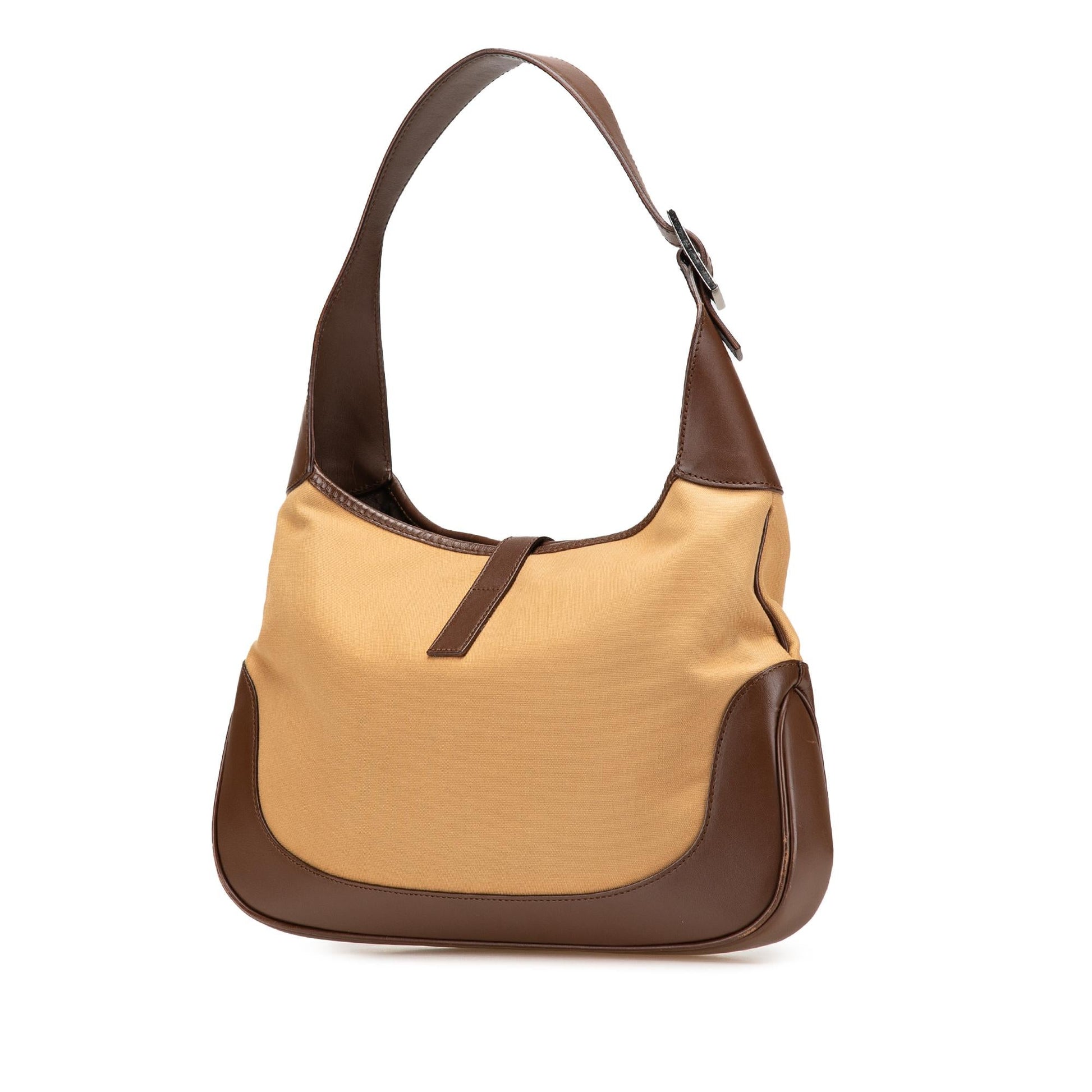 Gucci Canvas Web Jackie Shoulder Bag Rovelle Bags