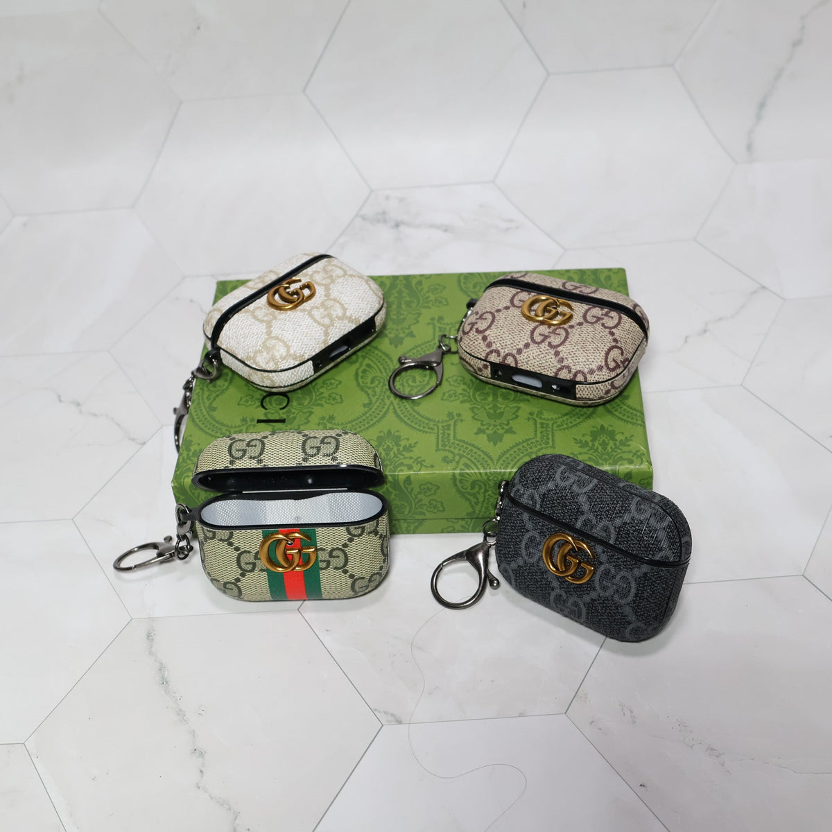 Airpods Case Gucci Style for 2, 3, 4, and Pro Shop