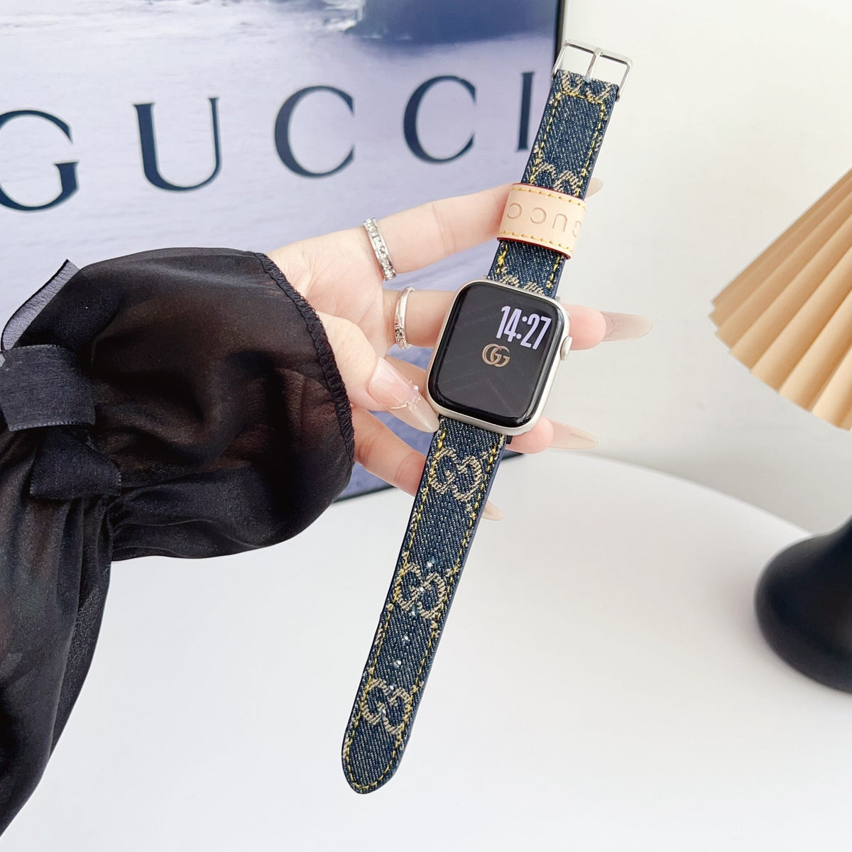 Fabric GG Apple Watch Band Shop