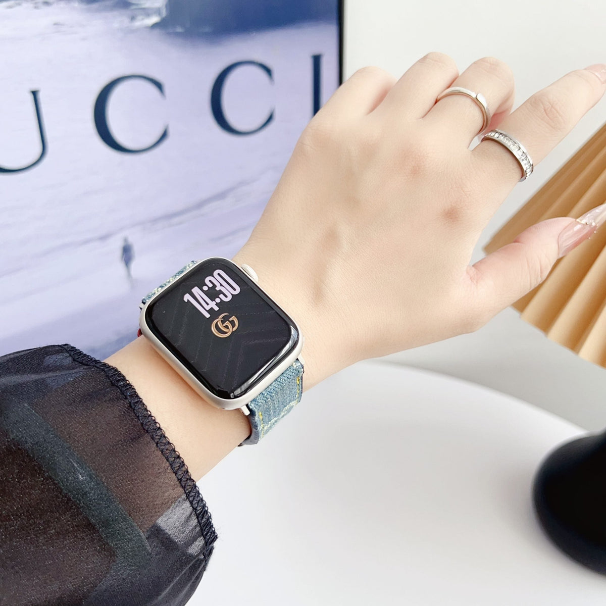 Fabric GG Apple Watch Band Shop