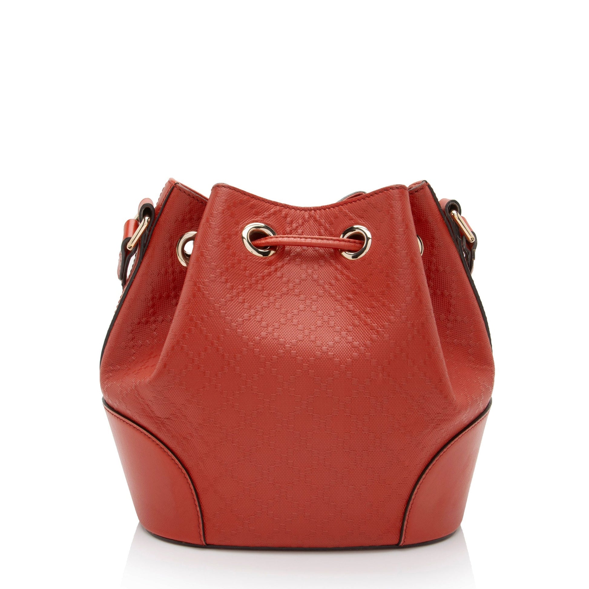 Gucci Diamante Leather Bright Bucket Bag (SHF-wHyMri) Rovelle Bags