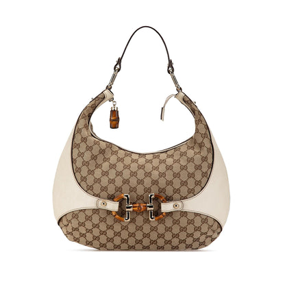 Gucci GG Canvas Amalfi Hobo Bag (SHG-iL3gG4) Rovelle Bags