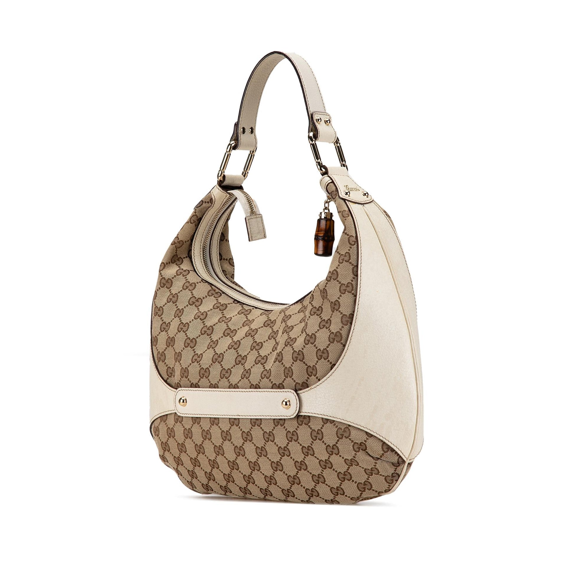 Gucci GG Canvas Amalfi Hobo Bag (SHG-iL3gG4) Rovelle Bags