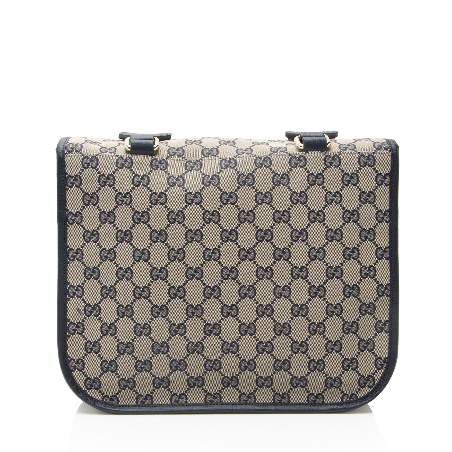 Gucci GG Canvas Buckle Flap Messenger Rovelle Bags