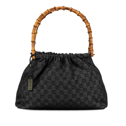 Gucci GG Denim Bamboo Handbag (SHG-XpUfPr) Rovelle Bags