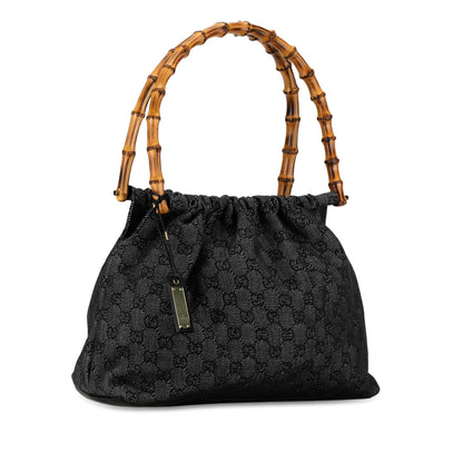 Gucci GG Denim Bamboo Handbag (SHG-XpUfPr) Rovelle Bags