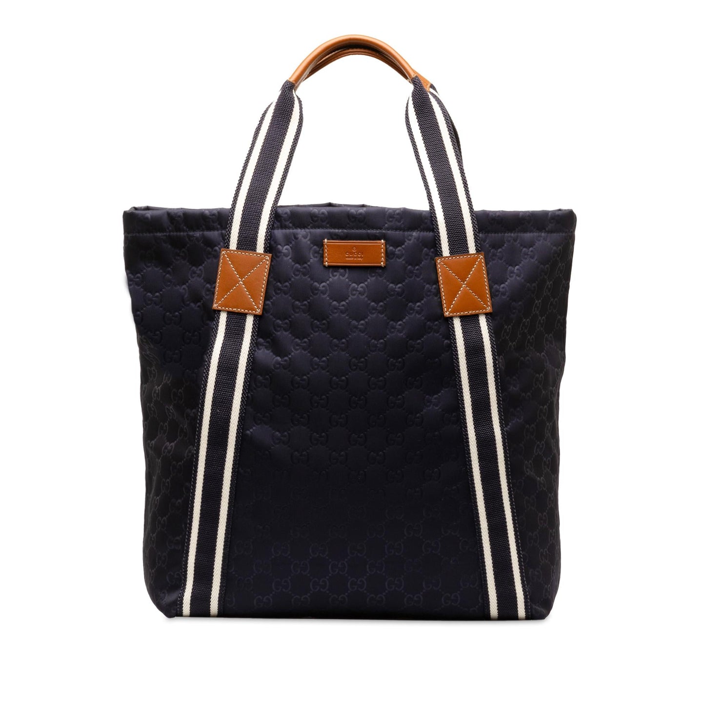 Gucci GG Nylon Web Tote (SHG-xenhMr) Rovelle Bags