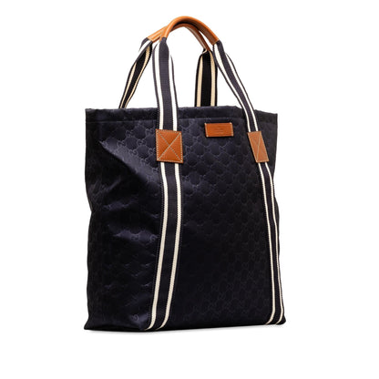 Gucci GG Nylon Web Tote (SHG-xenhMr) Rovelle Bags
