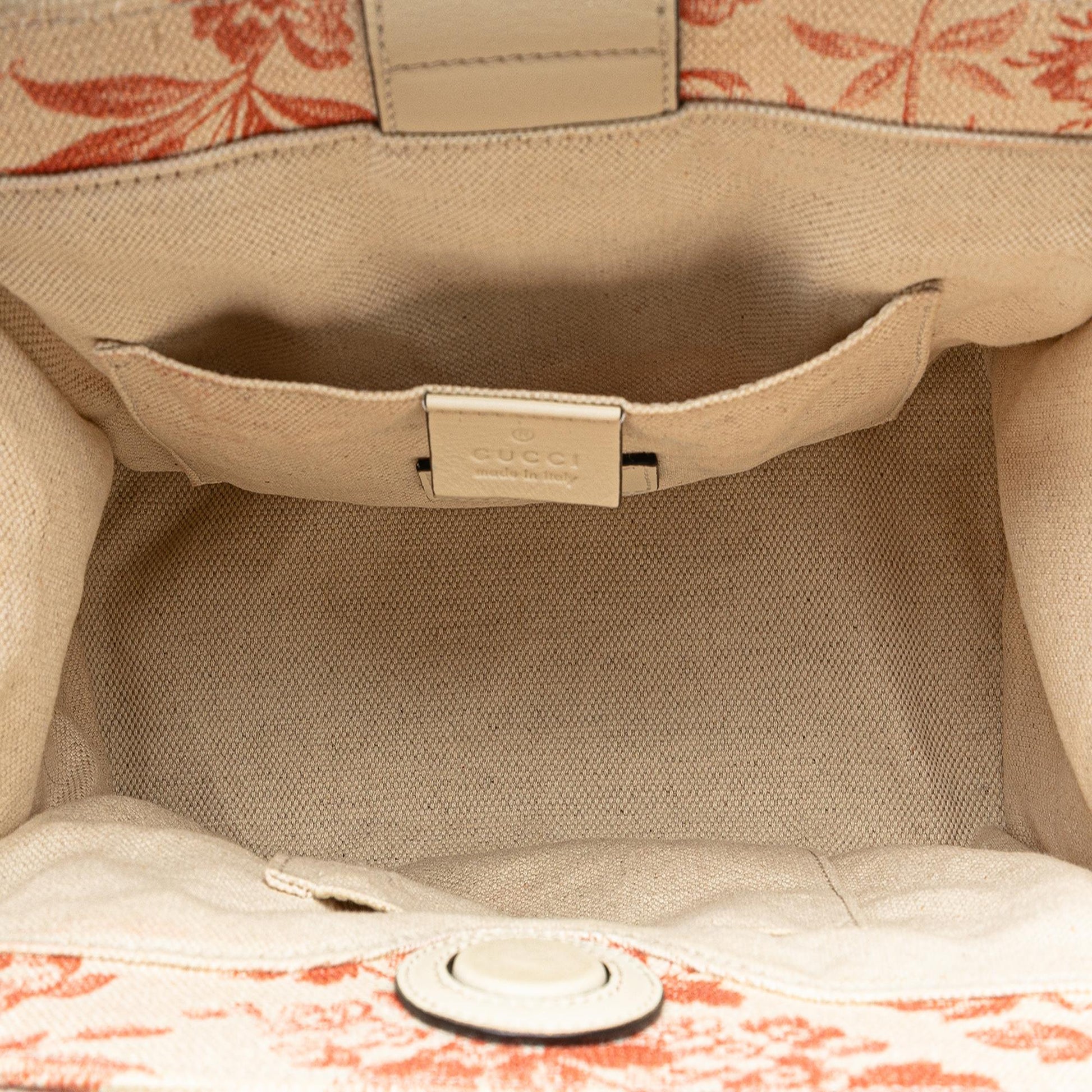 Gucci GG Ribbon Herbarium Satchel Rovelle Bags