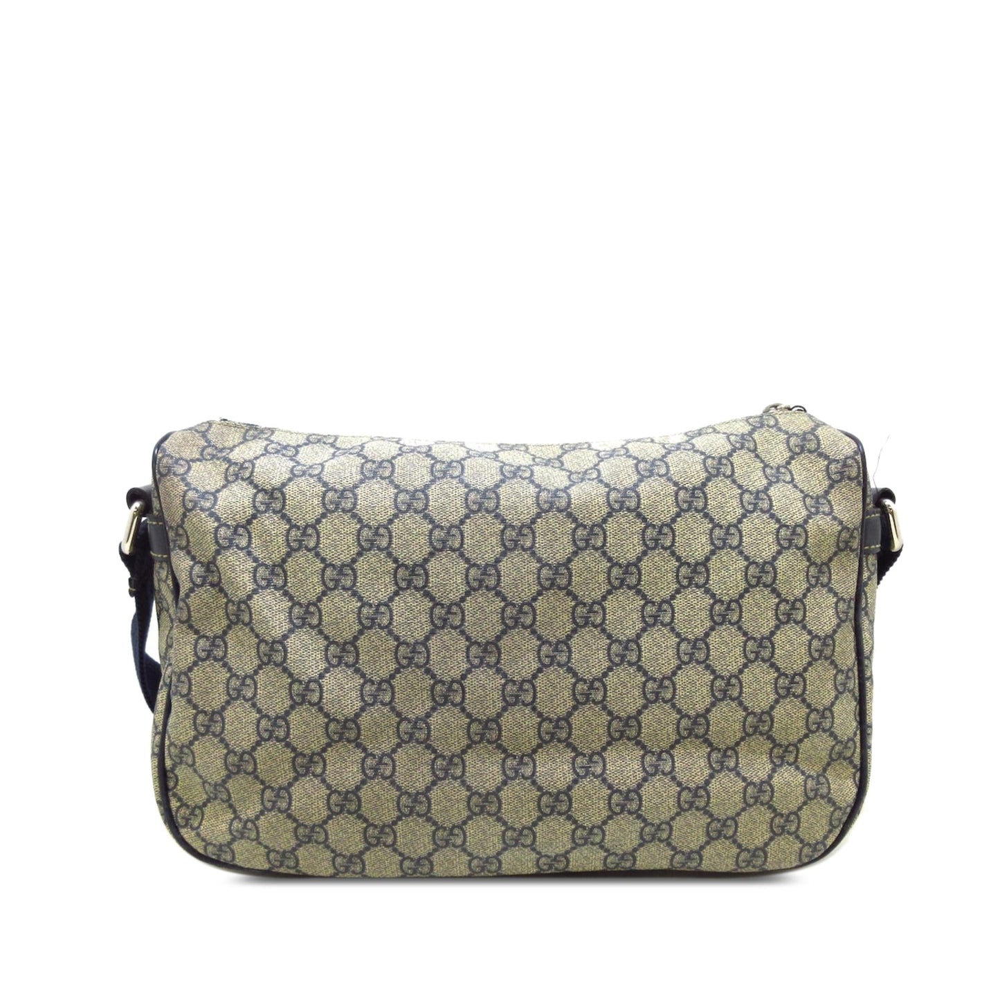 Gucci GG Supreme Double Pocket Crossbody (SHG-0tXOCu) Rovelle Bags