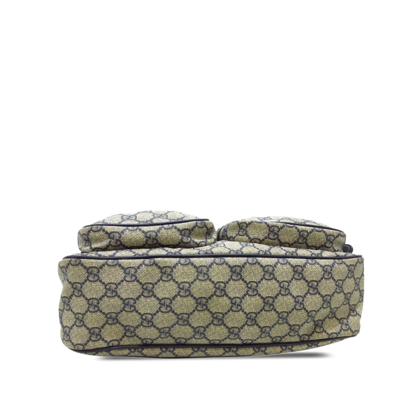 Gucci GG Supreme Double Pocket Crossbody (SHG-0tXOCu) Rovelle Bags