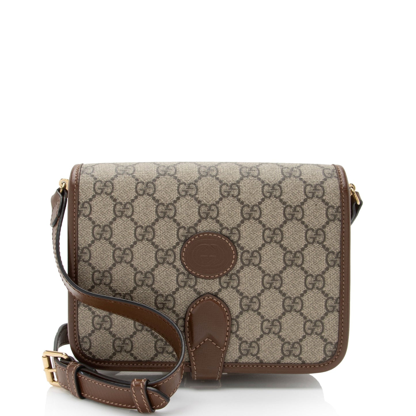 Gucci GG Supreme Interlocking G Mini Crossbody Rovelle Bags