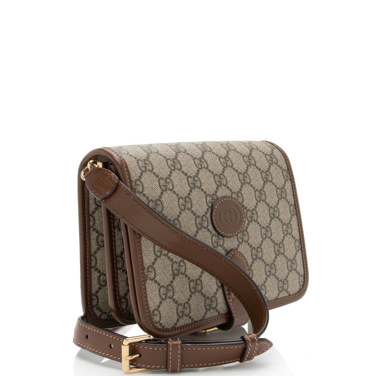 Gucci GG Supreme Interlocking G Mini Crossbody Rovelle Bags