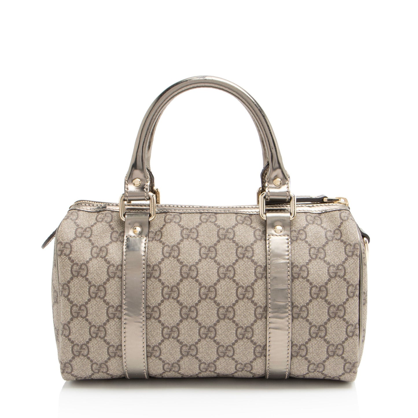 Gucci GG Supreme Metallic Leather Joy Small Boston Bag Rovelle Bags