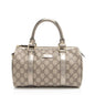 Gucci GG Supreme Metallic Leather Joy Small Boston Bag Rovelle Bags