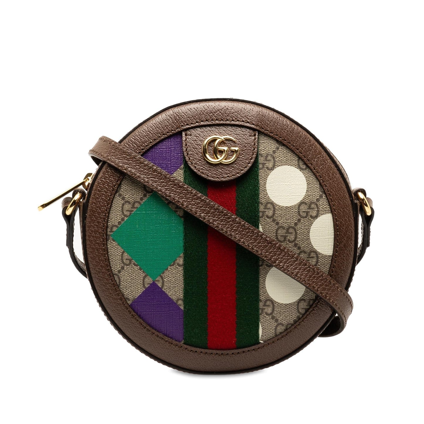 Gucci GG Supreme Ophidia Paint Round Crossbody (SHG-Ulg3nX) Rovelle Bags