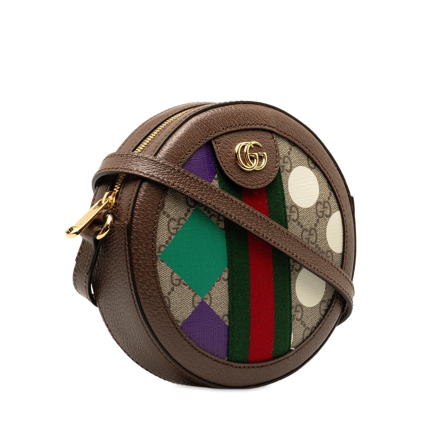 Gucci GG Supreme Ophidia Paint Round Crossbody (SHG-Ulg3nX) Rovelle Bags