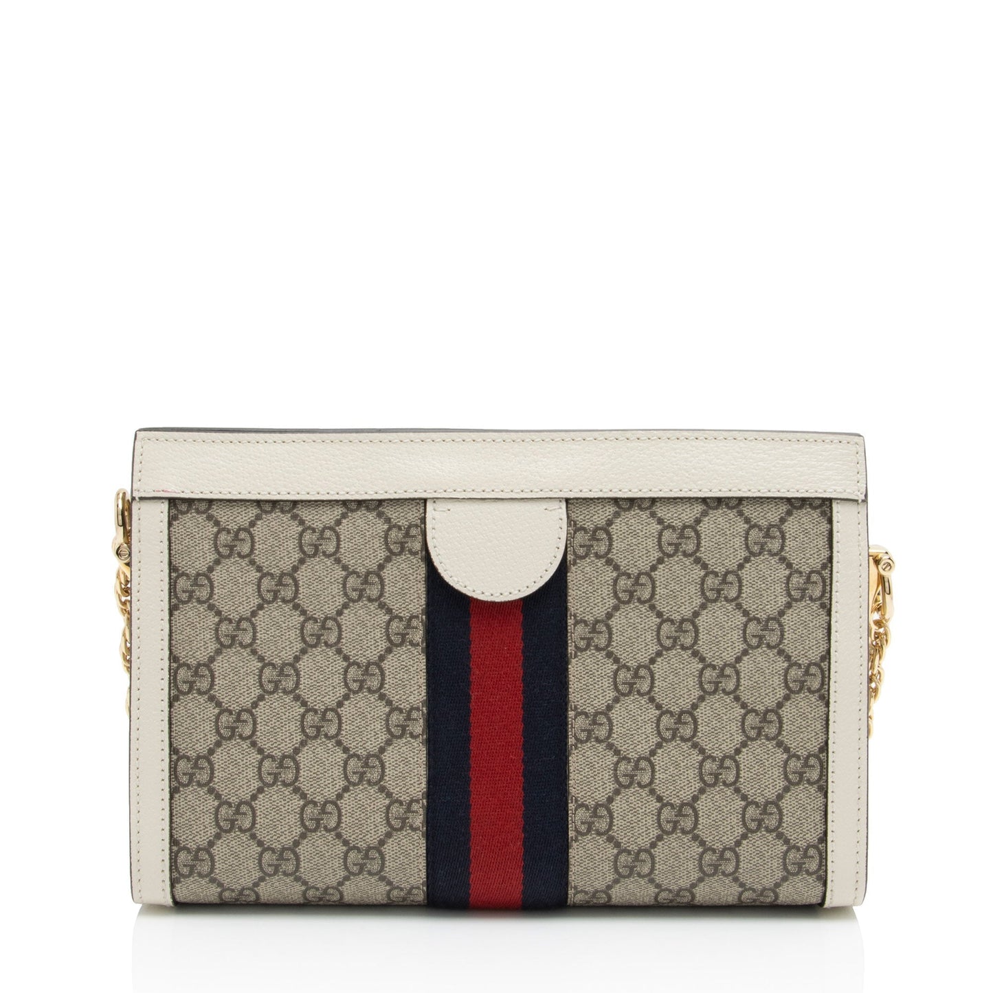 Gucci GG Supreme Ophidia Small Chain Shoulder Bag (SHF-mjx4Wm) Rovelle Bags