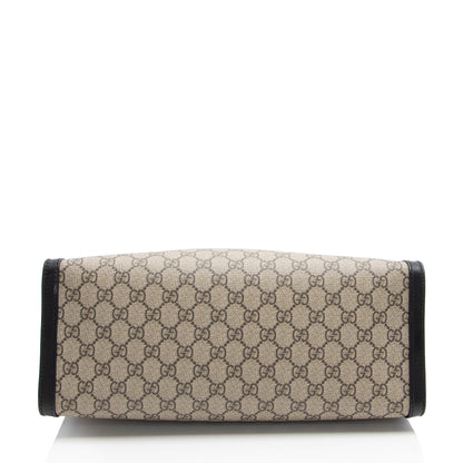Gucci GG Supreme Padlock Chain Medium Shoulder Bag (SHF-q4e2Rg) Rovelle Bags