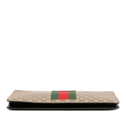Gucci GG Supreme Web Clutch Rovelle Bags