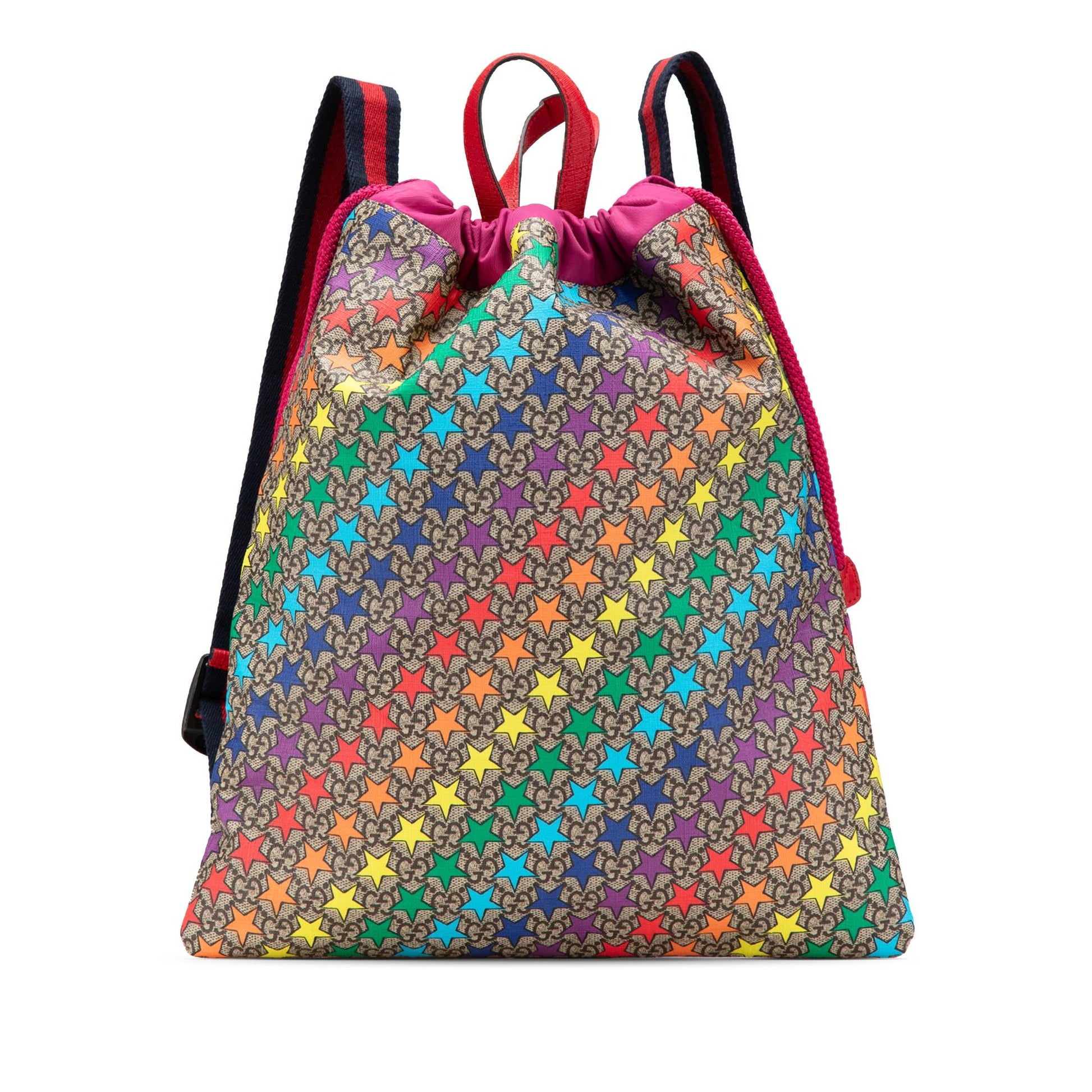 Gucci GG Supreme Web Star Print Children's Backpack Rovelle Bags