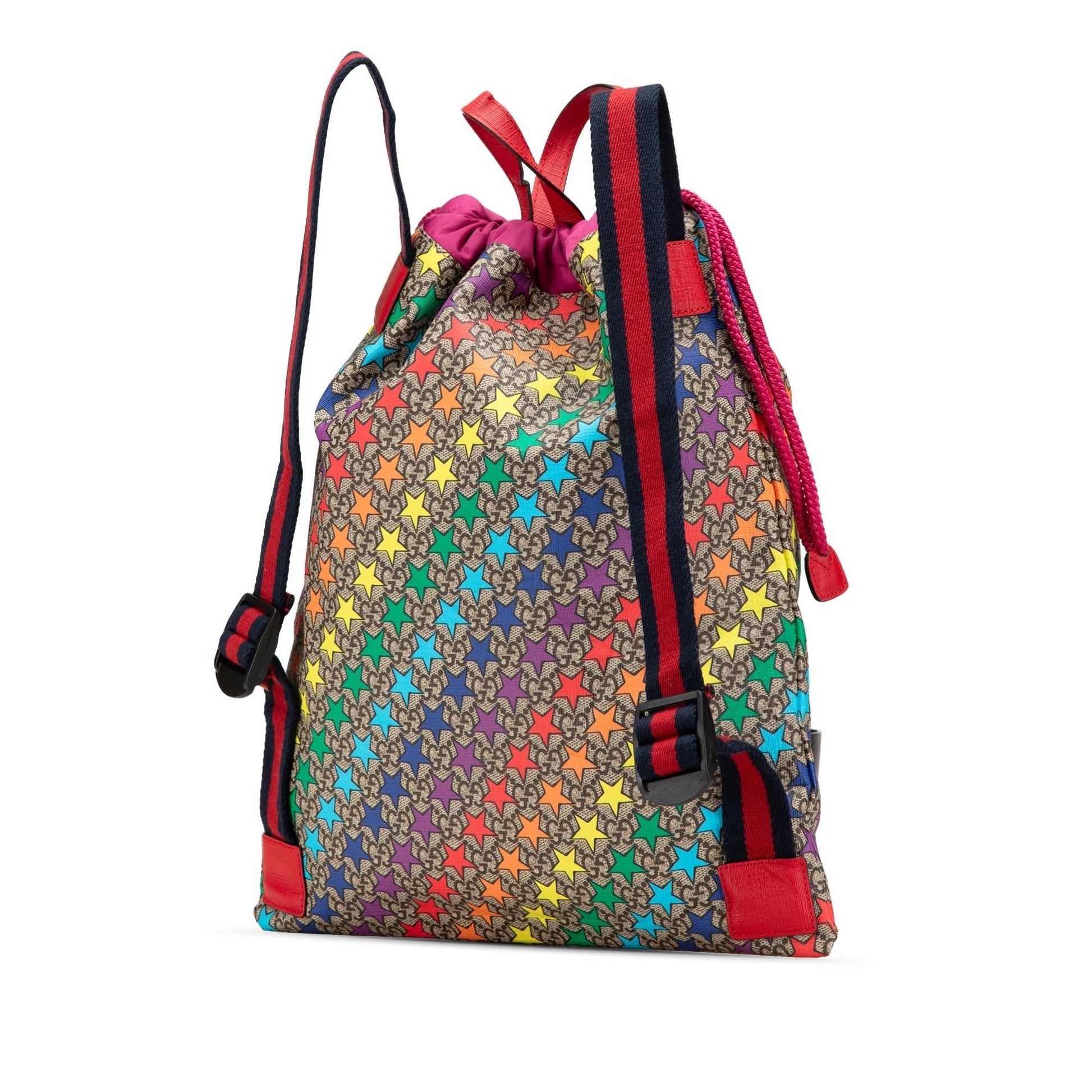 Gucci GG Supreme Web Star Print Children's Backpack Rovelle Bags