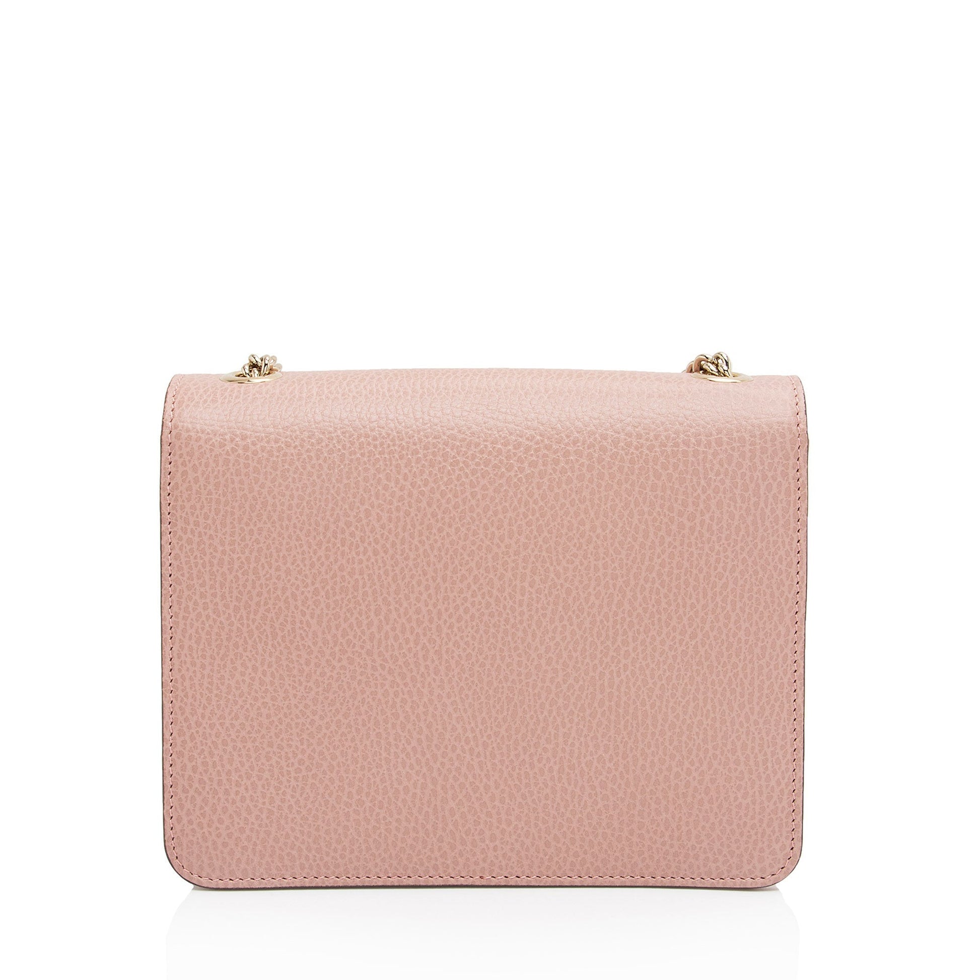 Gucci Grained Calfskin Interlocking G Small Shoulder Bag (SHF-BPuIFX) Rovelle Bags