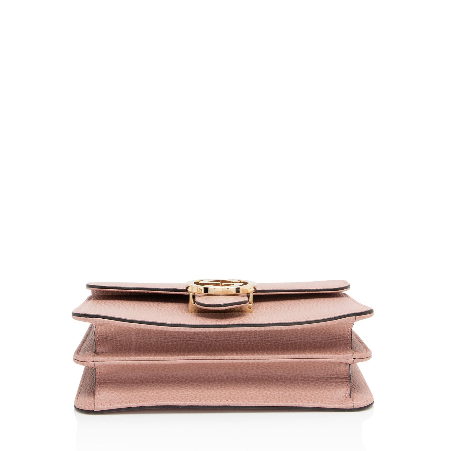 Gucci Grained Calfskin Interlocking G Small Shoulder Bag (SHF-BPuIFX) Rovelle Bags