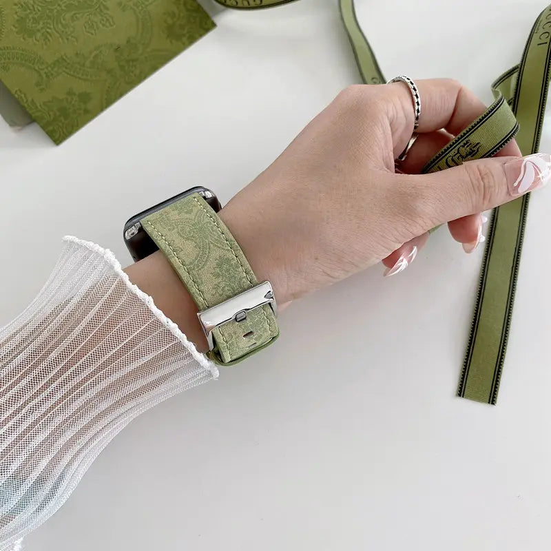 Fashion GG Apple Watch Band Wrist Strap Shop