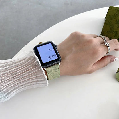Fashion GG Apple Watch Band Wrist Strap Shop