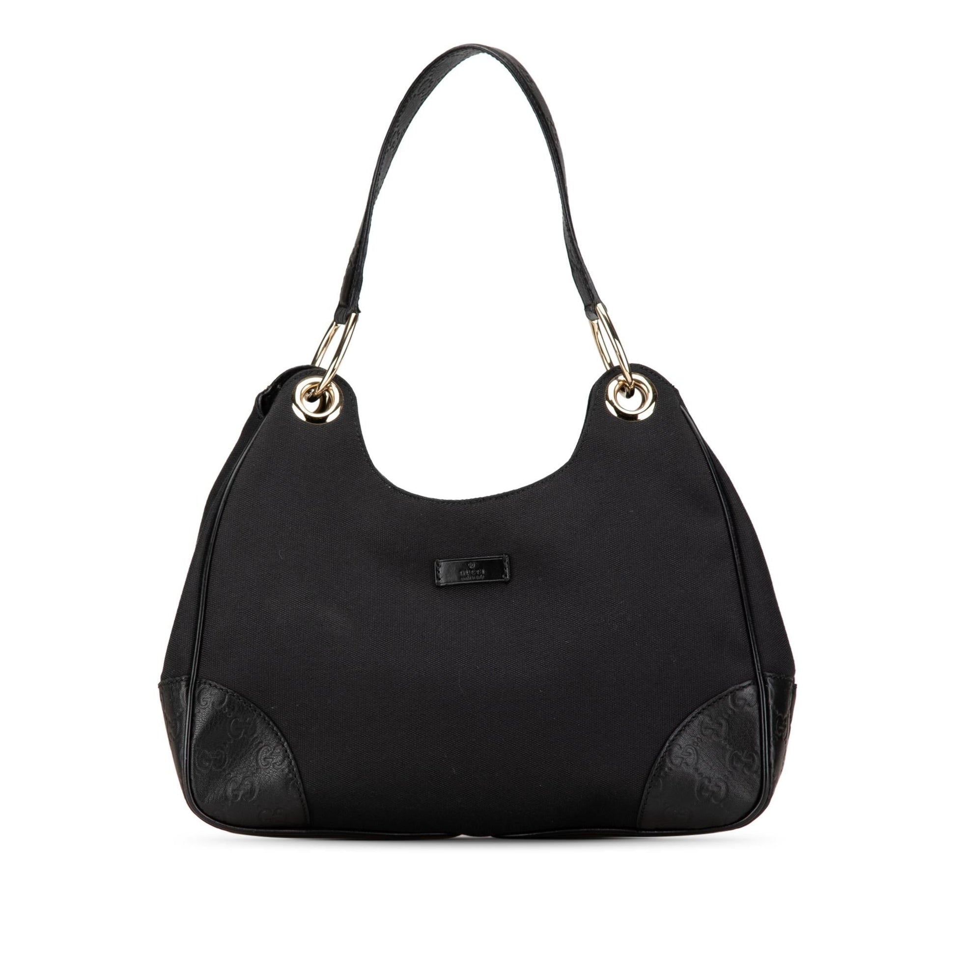 Gucci Guccissima Trimmed Canvas Colbert Shoulder Bag Rovelle Bags