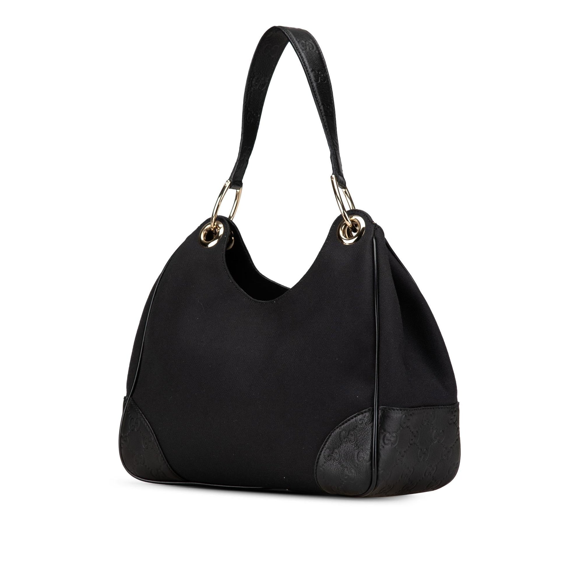 Gucci Guccissima Trimmed Canvas Colbert Shoulder Bag Rovelle Bags