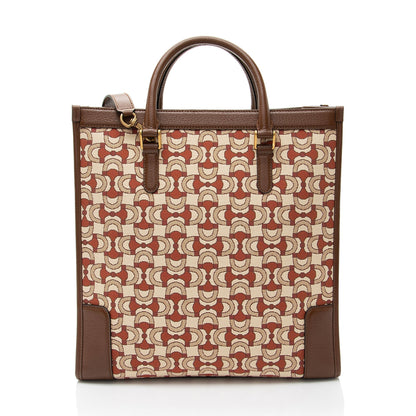 Gucci Horsebit Jacquard Interlocking G Tote Rovelle Bags