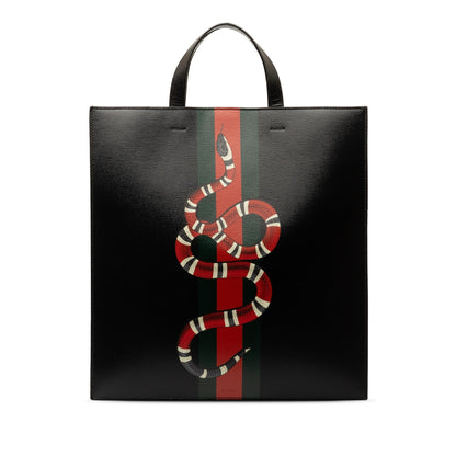 Gucci Kingsnake Web Tote (SHG-UklDUT) Rovelle Bags
