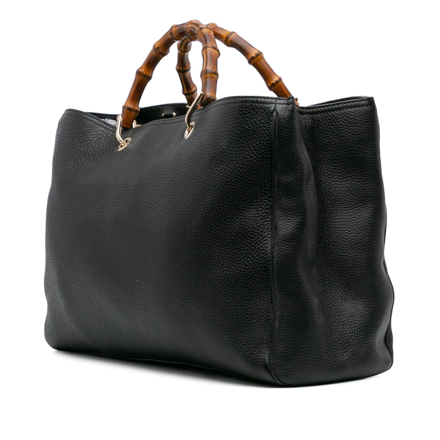 Gucci Large Calfskin Bamboo Shopper Satchel Rovelle Bags